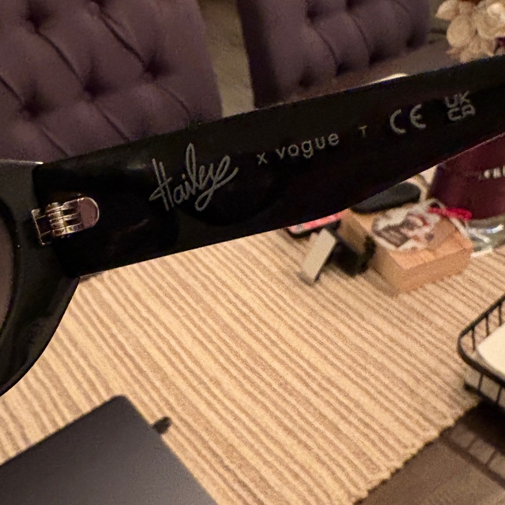 Vogue x Hailey Bieber Black Sunglasses - Picture 3 of 5